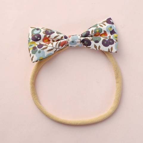 Fasce per Capelli con Fiocco Floreale per Neonata Morbide in Nylon Dolci Accessori per Capelli per Uso Quotidiano Festa Fotografia