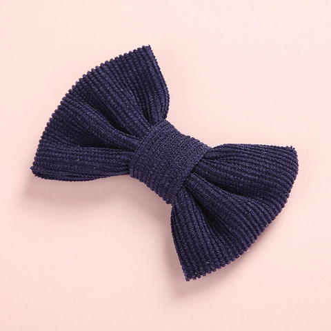 Children Corduroy Bow Hair Clips For Girls Cute Crocodile Clips Handmade Princess Hairpins Headwear Kids Hair Accessories