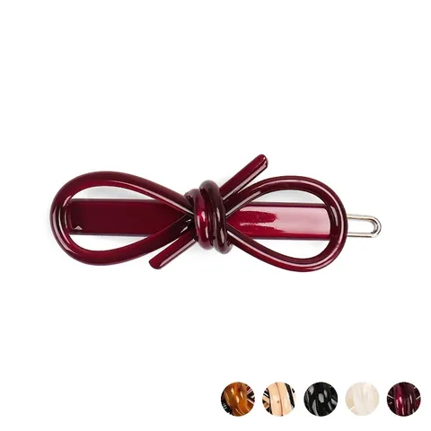 Handgefertigte Acetat Schleife Haarspange Elegante Bow Seitenclip Koreanischen Stil Haarschmuck Für Damen Tägliche Dekoration