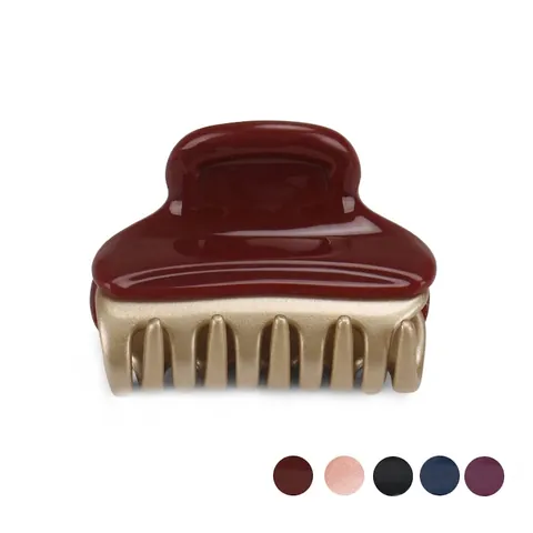 Franse Stijl Acetaat Haarklem Tweekleurig Retro Vendome Gold Serie Haaraccessoires Styling Tool Voor Dames