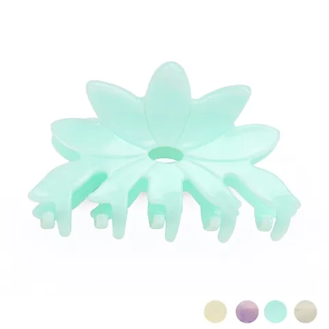 Pinza per Capelli in Acetato Floreale Grande Forma di Fiore Fatta a Mano Pinza a Mascella per Donna Ragazza Accessori per lo Styling dei Capelli Minimalisti