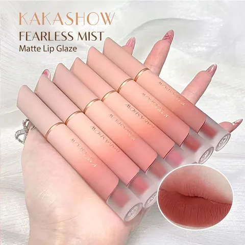Βελούδινο Ματ Lip Glaze Αδιάβροχο Μεγάλης Διάρκειας Λεία Κρεμώδης Υφή Λάσπη Χειλιών Για Γυναικείο Μακιγιάζ