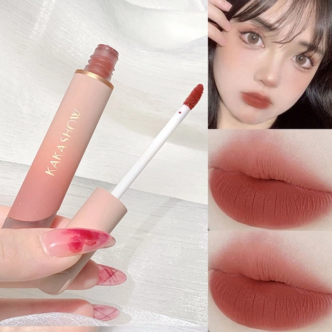 Βελούδινο Ματ Lip Glaze Αδιάβροχο Μεγάλης Διάρκειας Λεία Κρεμώδης Υφή Λάσπη Χειλιών Για Γυναικείο Μακιγιάζ