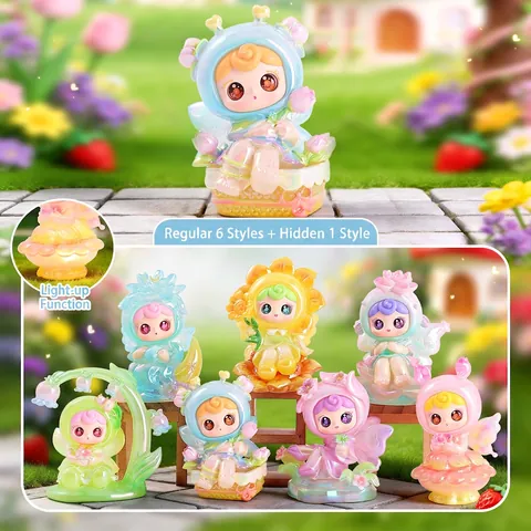 Blind Box Figurines Cartoon Animal Resin PVC Desktop Ornaments Creative Gift Series Cute Collectible Miniature Decor