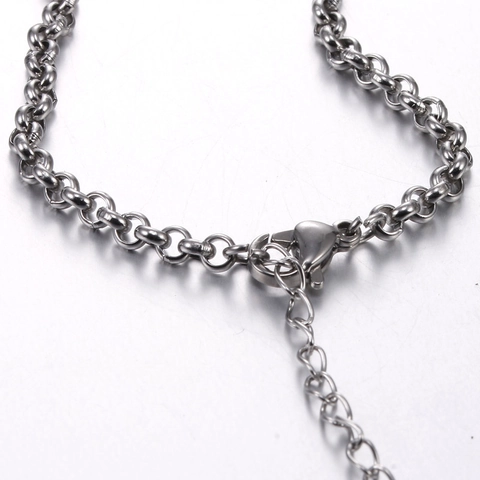 Minimalist Stainless Steel Blank ID Bar Bracelet For Women Men Adjustable Rollo Chain Polished Metal Engravable Jewelry Gift