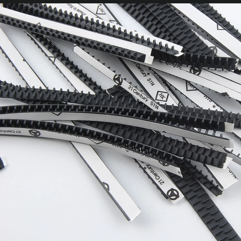 S114 Striscia Seghettata Adesiva Antiscivolo in Pelle per Cerchietti Componenti per Accessori Capelli DIY Nastro Antiscivolo