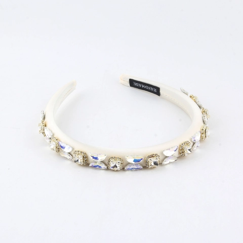 Serre-Tête Papillon En Strass De Style Baroque Pour Femmes Tissu Rembourré Fait À La Main Accessoires Cheveux De Luxe