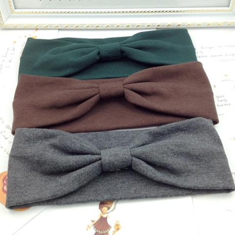 Fascia per Capelli Sportiva Elastica Tinta Unita da Donna Tessuto Yoga Assorbente Sudore Nodo Intrecciato Fascia Larga Accessori