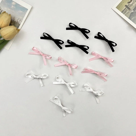 Süße Band Schleife Haarspange Handgefertigte Kleine Elegante Schleifen-Entenschnabel-Clip Barrettes Für Damen Mädchen Haarschmuck