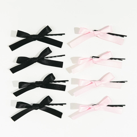 Fermagli Per Capelli Con Fiocco In Nastro Di Raso Balletcore Per Donna Ragazze Dolci Forcine In Lega Fatte A Mano Accessori Per Capelli