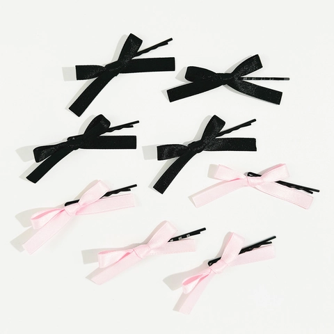 Fermagli Per Capelli Con Fiocco In Nastro Di Raso Balletcore Per Donna Ragazze Dolci Forcine In Lega Fatte A Mano Accessori Per Capelli