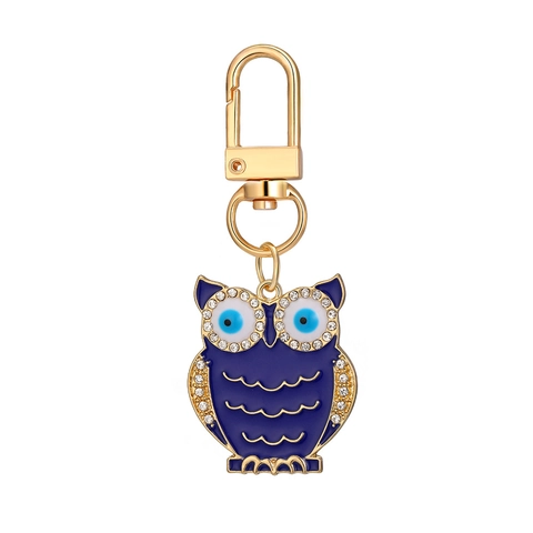 Böses Auge Schlüsselanhänger Gold Legierung Emaille Hamsa Hand Eule Schmetterling Herz Anhänger Schlüsselring Modeschmuck Damen