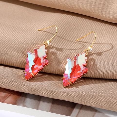 Mode Geometrische Pijl Legering Kristallen Haakoorbellen Voor Vrouwen Verloop Kleurrijk Boheems Chique Feest Sieraden Cadeau