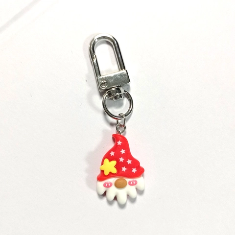 Weihnachten Mini Schlüsselanhänger Weich-PVC Harz Weihnachtsmann Schneemann Rentier Lebkuchenmann Baum Anhänger Tasche Charme Geschenk