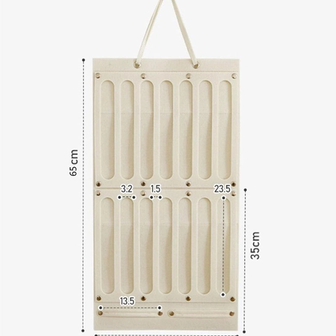 Organizzatore per Accessori per Capelli Appeso in Feltro per Ragazze Supporto per Fermagli per Capelli a Parete Borsa
