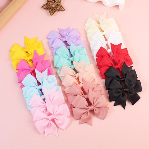 Fiocchi in Nastro Grosgrain Fatti a Mano per Fermagli Fai-da-te Confezioni Regalo Decorazione Scenica Simpatici Fiocchi a Coda di Rondine