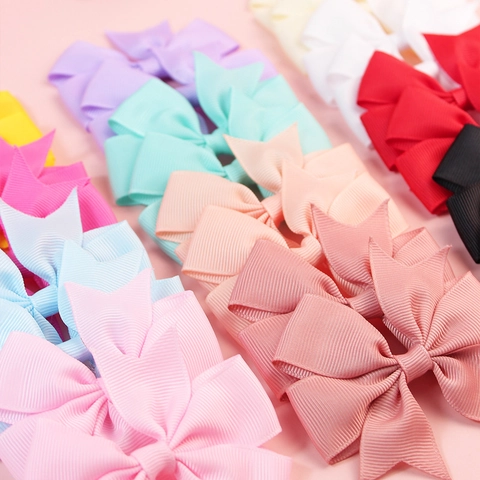 Fiocchi in Nastro Grosgrain Fatti a Mano per Fermagli Fai-da-te Confezioni Regalo Decorazione Scenica Simpatici Fiocchi a Coda di Rondine