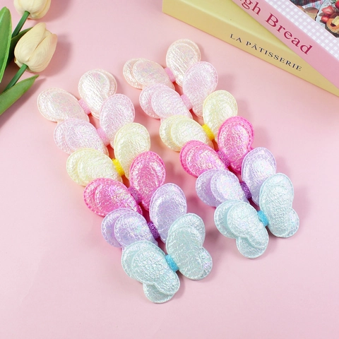 Patch Papillon à Paillettes DIY Accessoires Cheveux Polyester Patch pour Coiffure Enfants Décoration Vêtements Forme Papillon