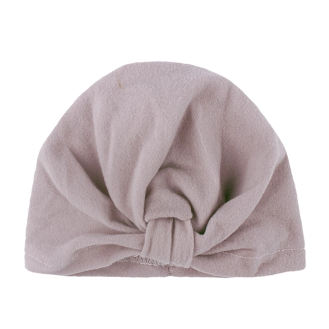Bohemian Knot Baby Turban Hat Polyester Soft Stretchy Headwrap Infant Toddler India Style Beanie Cap For Daily Photography