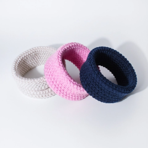 Calentador de Cuello de Punto para Bebés Color Sólido Bufanda Cálida de Hilo de Poliéster Suave Cuello para Niños y Niñas Accesorio de Invierno
