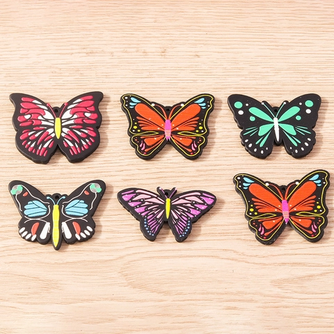 Butterfly Shape DIY Jewelry Accessories Plastic Resin Pendants For Necklace Bracelet Keychain Making Colorful Animal Charms