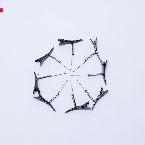 Grosgrain Ribbon Covered Alligator Hair Clip Base Alloy DIY Hairpin For Kids Women Simple Fashion Hair Jewelry Accessories
