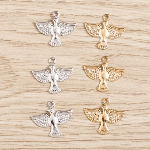 Ciondoli Aquila Uccello in Lega di Zinco Galvanizzata per Gioielli Fai da Te Collana Braccialetto Accessorio Charms Animali