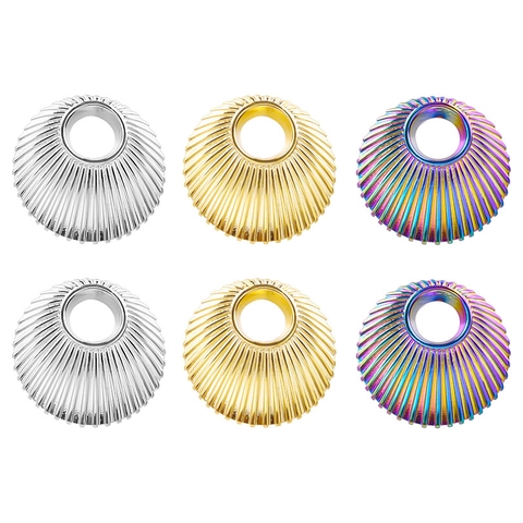 304 Stainless Steel Retro Shell Radial Texture Round Pendant For DIY Necklace Jewelry Making Fan Shape Textured Disc Charm Accessory