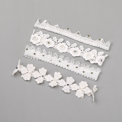 Fascia per Capelli in Pizzo per Neonati Corona a Fiori Fascia Elastica per Bambine Oggetti di Scena per Fotografia Battesimo Matrimonio Accessorio