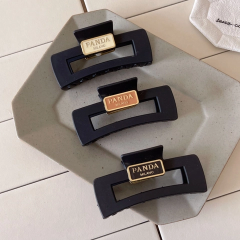 Pinza per Capelli in Acrilico Opaco Rettangolare Grande Pinza a Squalo Accessori per Capelli Eleganti Minimalisti Coreani Donna