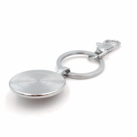 Zinc Alloy Glass Dome Four Leaf Clover Keychain Lucky Ladybug Horseshoe Pendant Good Luck Gift Key Ring For St Patricks Day