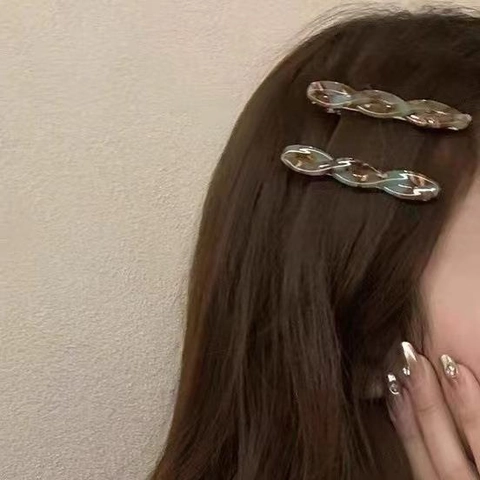Acetat Gedreht Haarspange Elegant Koreanischer Stil Pony Entenschnabel Clip Marmoriertes Schildpatt Haarnadel Für Damen Schmuck