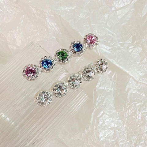 Fermaglio per Capelli in Lega di Strass con Perla Artificiale Elegante Fermaglio in Cristallo Luccicante per Donna Accessori Capelli