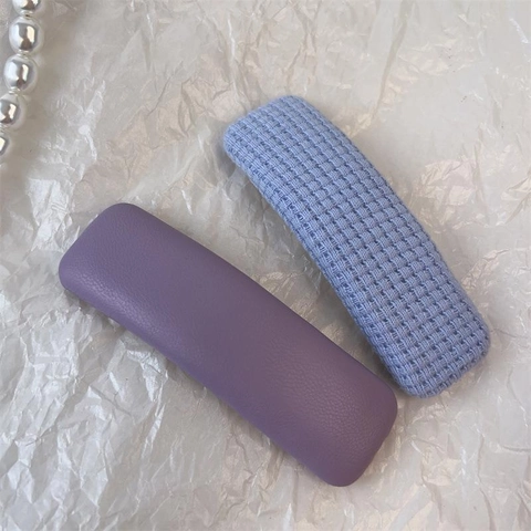 Fermagli per Capelli in Tessuto Color Macaron Stile Coreano per Donne Ragazze Dolce Rettangolare a Nido d'Ape Accessori Moda