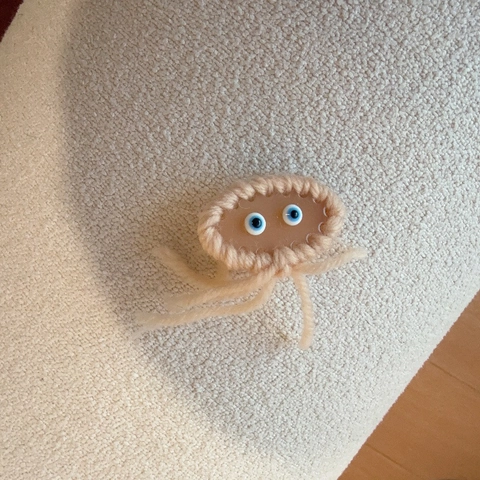 Funny Handmade Knitted Octopus Hair Clip Cute Cartoon Cotton Evil Eye BB Clip For Women Girls Hair Accessories Quirky Gift