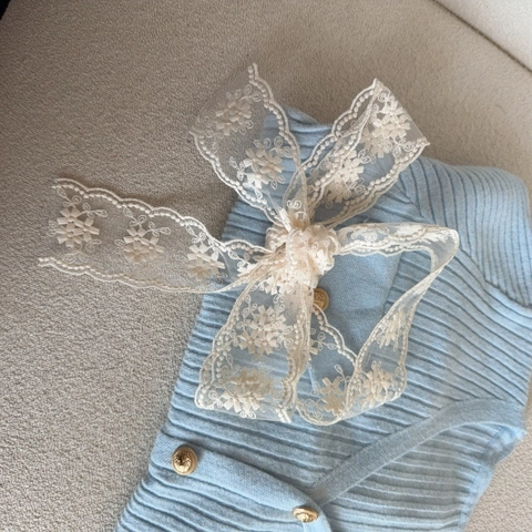 Nastro per Capelli in Pizzo a Fiori con Ricamo per Donna Stile Foresta Vintage Multi Uso Sciarpa Elastico Accessorio Elegante