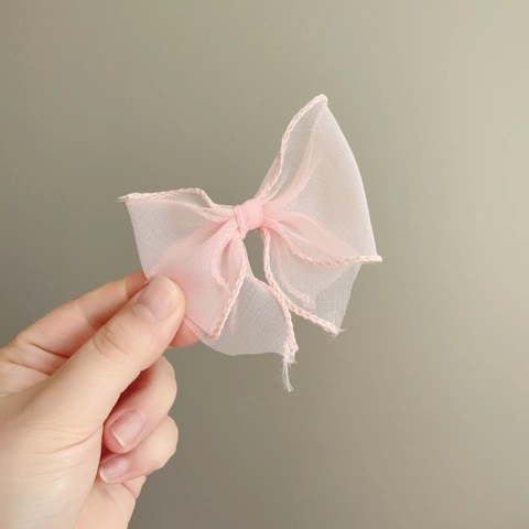 Feen Stil Netz Schleife Haarspange Stereoskopische Bandkante Süße Schleife Seitenclip Damen Mode Kopfschmuck Haar Accessoire
