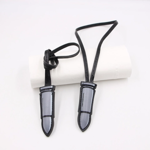 Cooler Kugelform PU Leder Taschenanhänger Schlüsselbund Mit Schwarzem Band Grau Schwarz Patchwork Nähte DIY Rucksack Charm