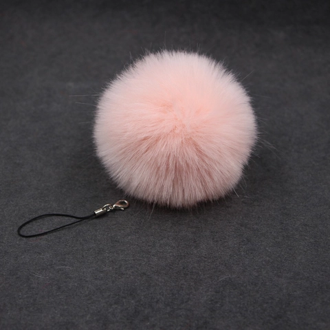 Kunstpelz Bommel Schlüsselanhänger Weicher Plüsch Pelzball Tasche Charm Schlüsselanhänger Telefon Anhänger Zubehör Für Damen Mädchen Geschenk