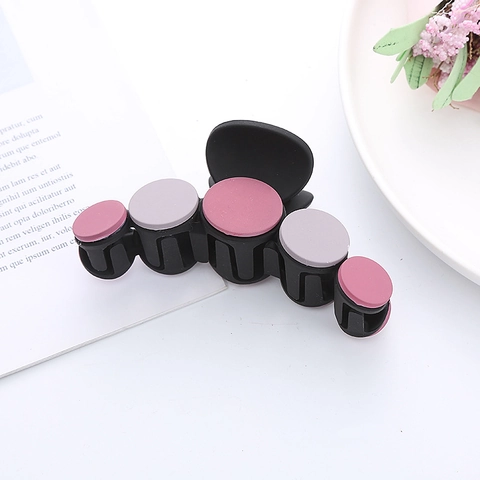 French Style Matte Hair Claws Large Medium Acrylic Morandi Gradient Color Hair Clips Non-Slip Hair Accessories For Women