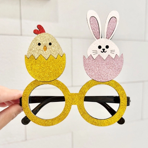 Ostern Hasenohren Stirnband Glitzer Ei Karotte Küken Party Brillengestell Filz Haarschmuck Für Feiertag Foto Requisiten