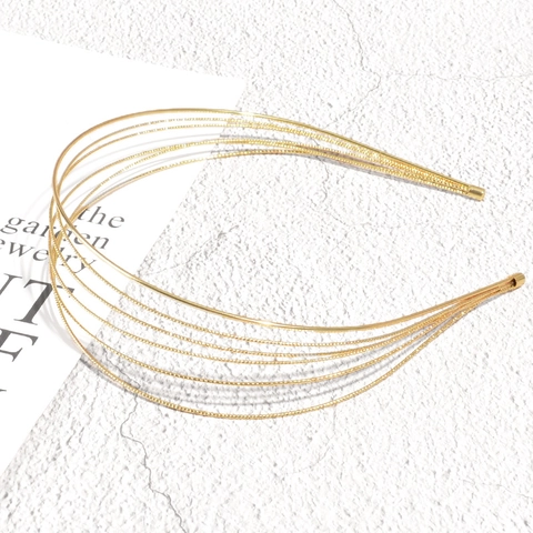 Diadema de Aleación Perla Artificial Strass Multicapa Luna Estrella Moda Cintillo Mujer Joyería Diaria Accesorios Para Cabello