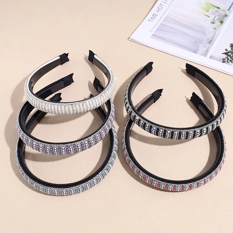 Elegante Cerchietto Barocco con Finta Perla Artificial e Strass Fatto a Mano Antiscivolo per Donna Accessori Capelli Moda Festa Quotidiana