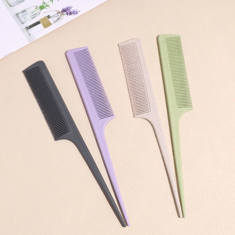 Professional Hair Styling Point Tail Comb Eco Friendly Plastic Teasing Comb Fine Tooth Hair Sectioning Comb For Women Salon