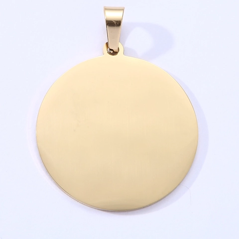 Roestvrij Stalen Ronde Blanco Huisdier ID-Tags Spiegel Gepolijst Honden Katten Naamplaatjes DIY Graveren Hanger Voor Kleine Middelgrote Huisdieren