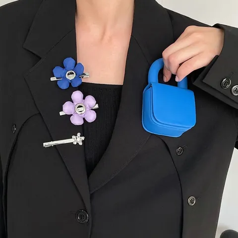 Juego de Pinces para el Cabello de Metal con Flores de Tela 3D Estilo Coreano para Mujeres Niñas Horquillas Florales Elegantes