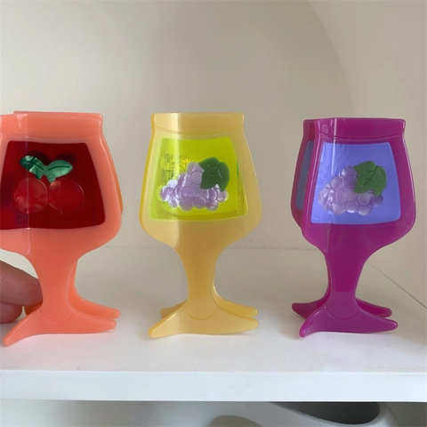 Nische Acetat Frucht Saftflasche Weinglas Form Haarkralle Hai Clip Für Damen Mädchen Einzigartige Handgemachte Haarschmuck Haarnadel
