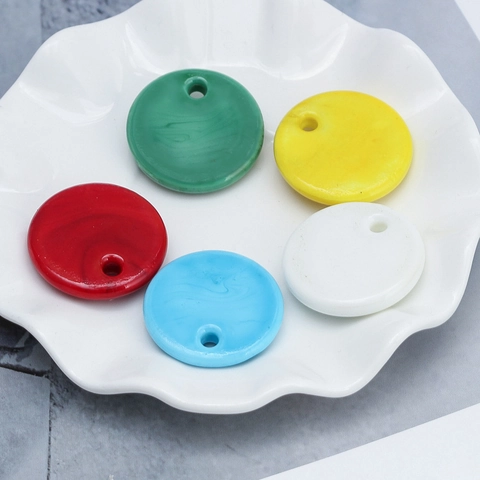 Colgantes de Vidrio Cerámica Ojo Turco para Fabricación de Joyas Mano de Fátima Forma de Corazón Ojo Azul DIY Dijes Piezas de Artesanía
