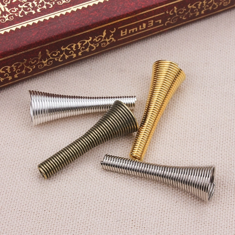 Calottes de Perles en Spirale Métallique Ajourée Embouts de Cônes en Forme de Fleur Accessoires de Bijouterie DIY Faits Main