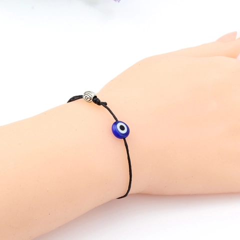 Handmade Evil Eye Woven Bracelet For Women Men Adjustable String Bracelet Lucky Turkish Eye Lucky Jewelry Gift